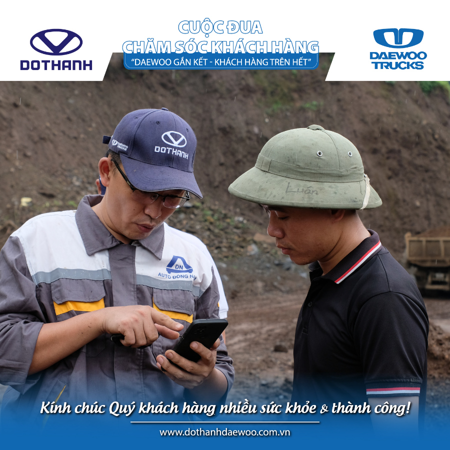 CUỘC ĐUA CHĂM SÓC KHÁCH HÀNG Daewoo Trucks