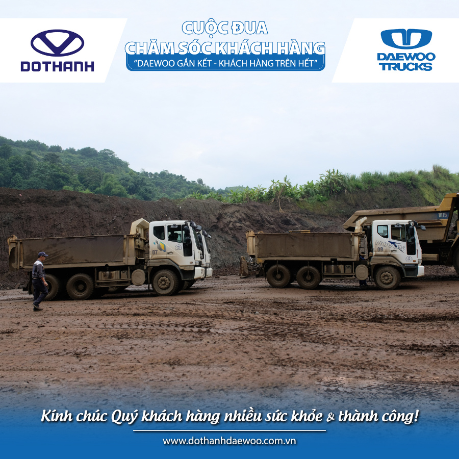 CUỘC ĐUA CHĂM SÓC KHÁCH HÀNG Daewoo Trucks