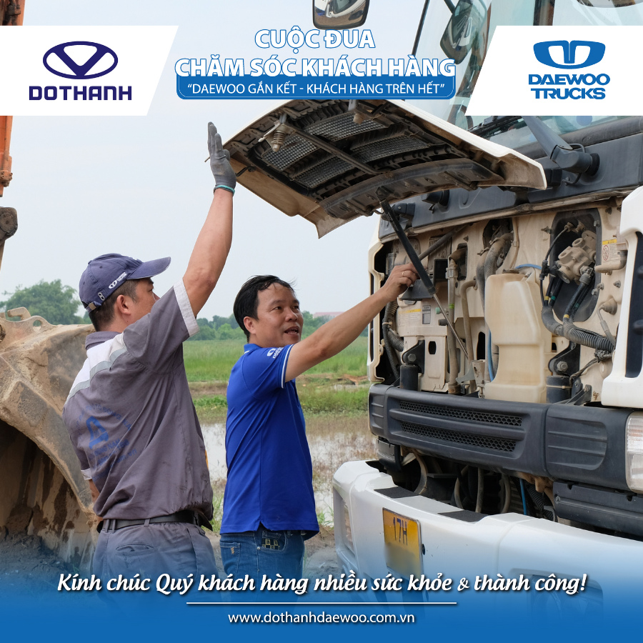 CUỘC ĐUA CHĂM SÓC KHÁCH HÀNG Daewoo Trucks